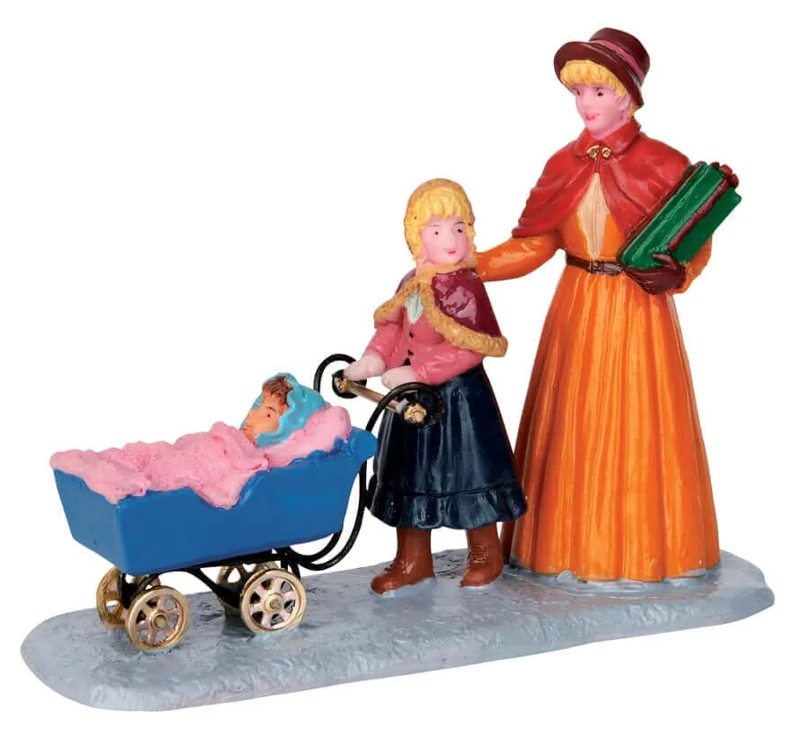 lemax-out-with-dolly-figurine-enfant-la-poup-e image 1