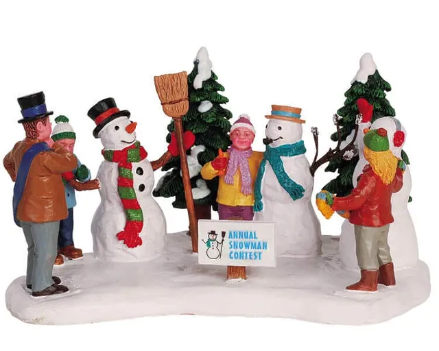 lemax-snowman-contest-figurine-miniature-de-collection image 1