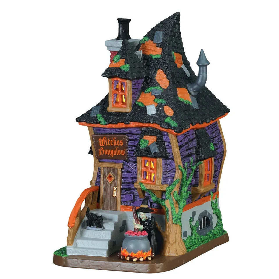 lemax-witches-bungalow-bungalow-de-sorci-re-halloween image 1