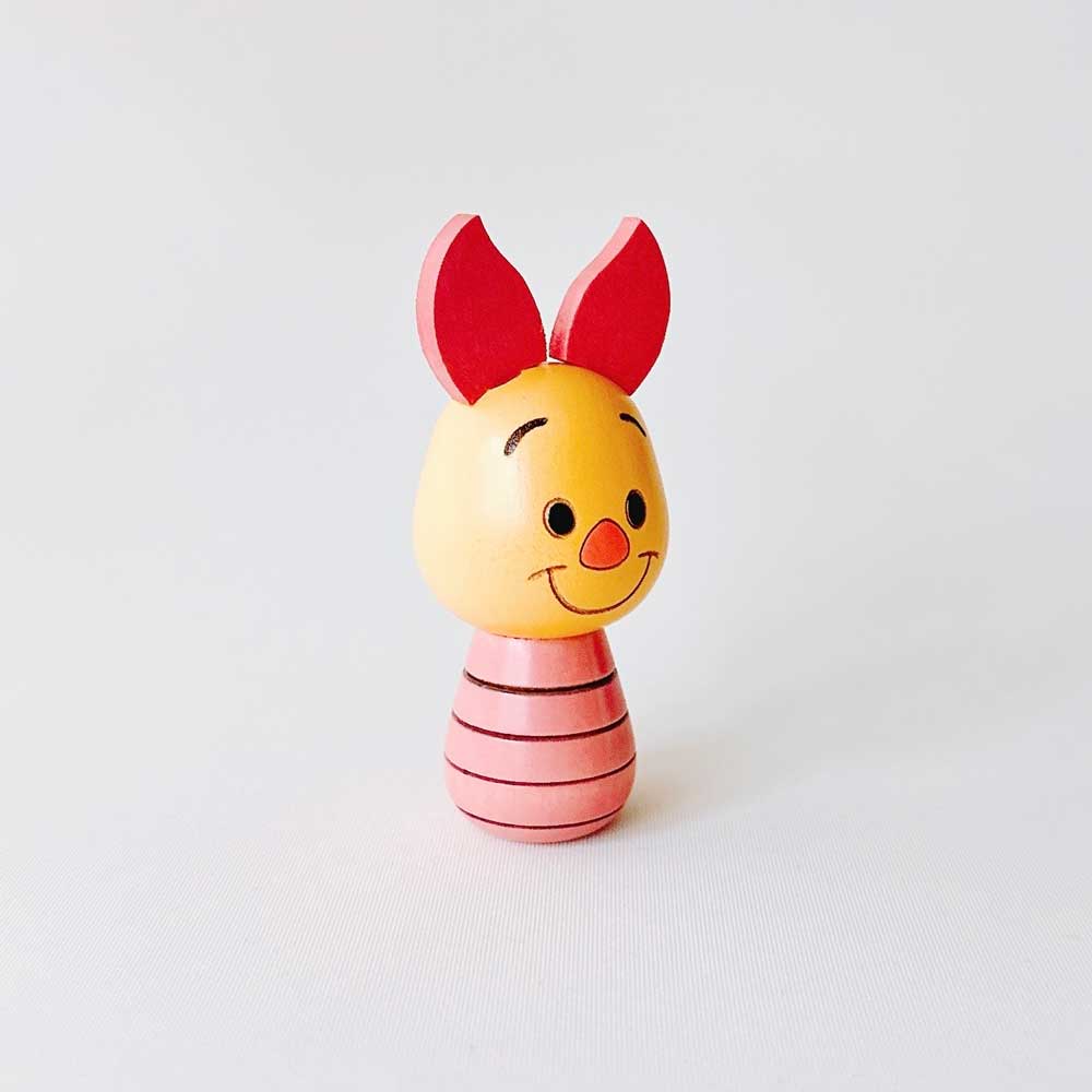 usaburo-kokeshi-winnie-l-ourson-porcinet-piglet-figurine-disney-90-mm image 5