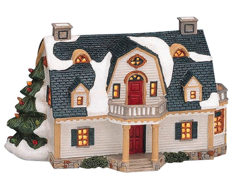 lemax-hudson-house-maison-de-village-miniature-illumin-e image 1