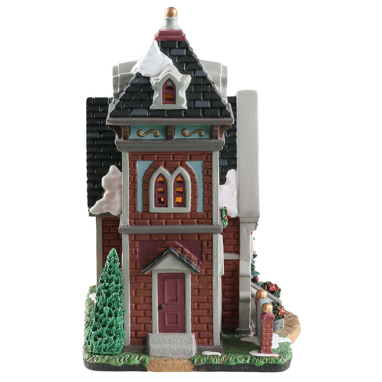lemax-new-hope-parish-church-glise-miniature-lumineuse-village image 3