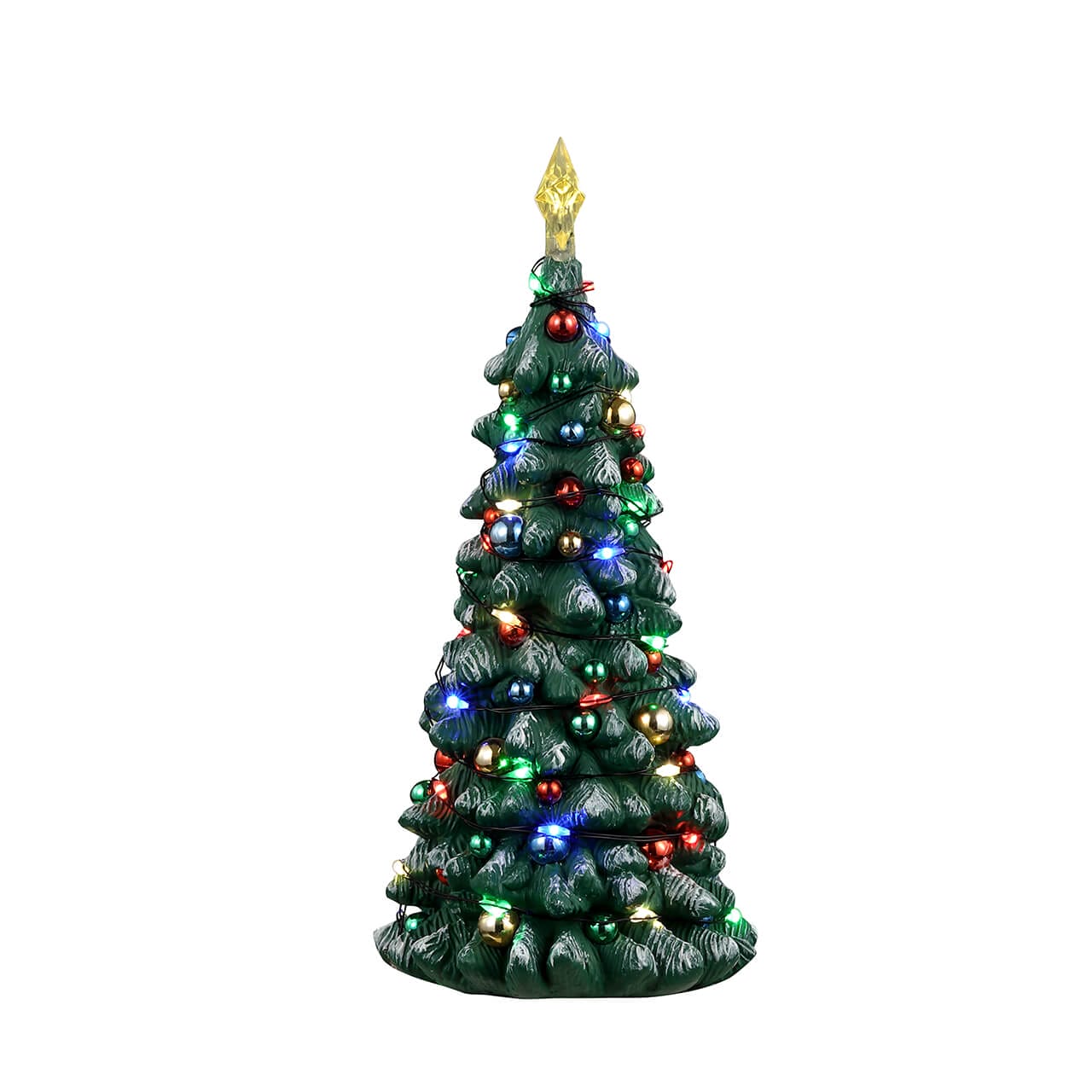 lemax-snowy-christmas-tree-sapin-de-no-l-miniature-lumineux-enneig image 2
