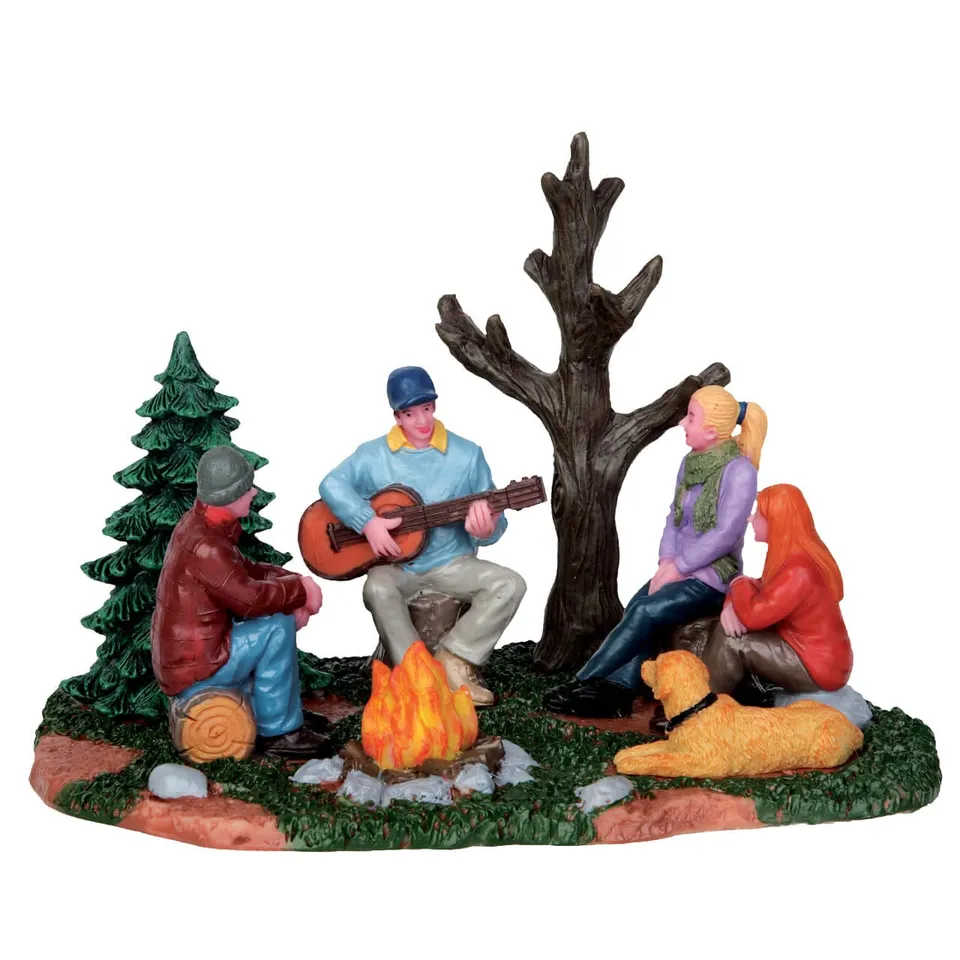 lemax-campfire-music-figurine-miniature-feu-de-camp image 1