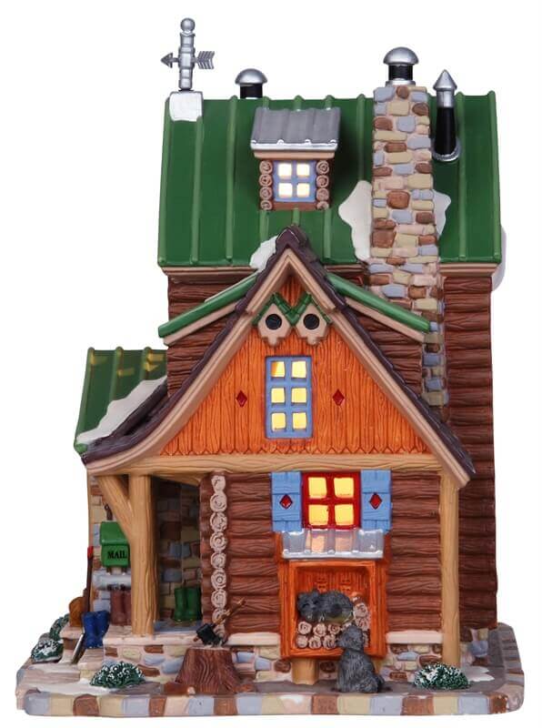 lemax-cozy-cabin-cabane-miniature-de-village-de-collection image 3