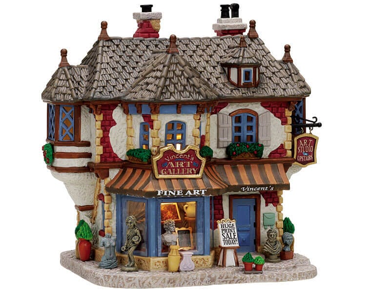 lemax-vincent-s-art-gallery-galerie-d-art-miniature image 2