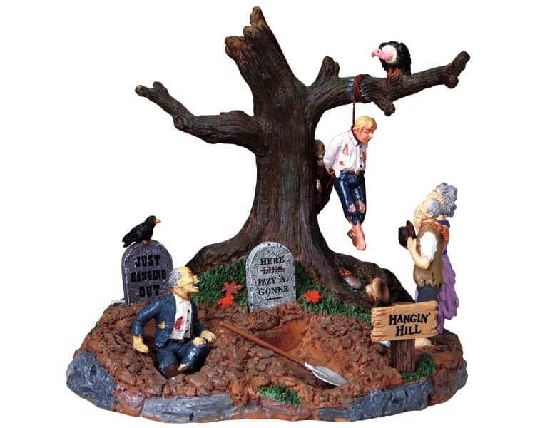 lemax-hangin-hill-miniature-d-corative-spooky-town image 1