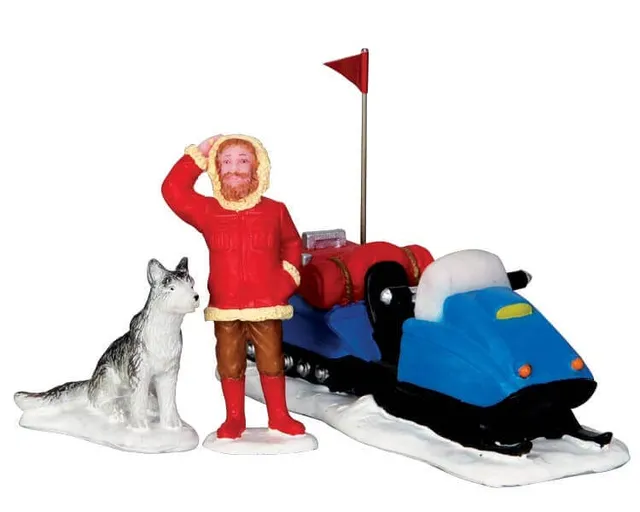 lemax-snowmobile-adventure-figurine-miniature-d-hiver image 1
