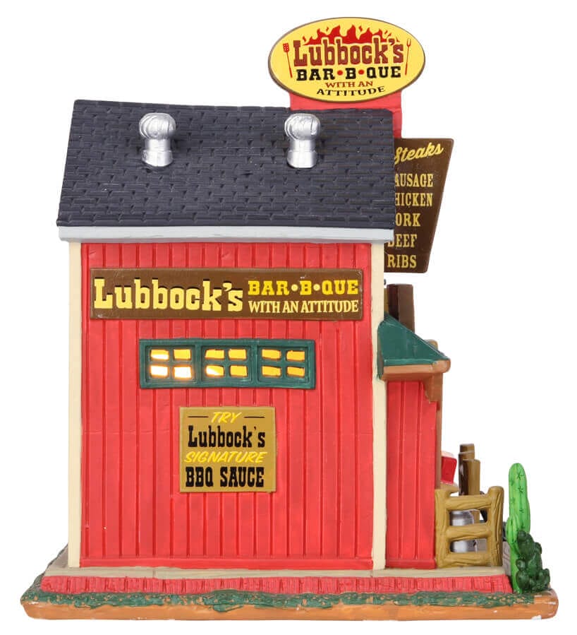 lemax-lubbock-s-bbq-b-timent-lumineux-village image 3