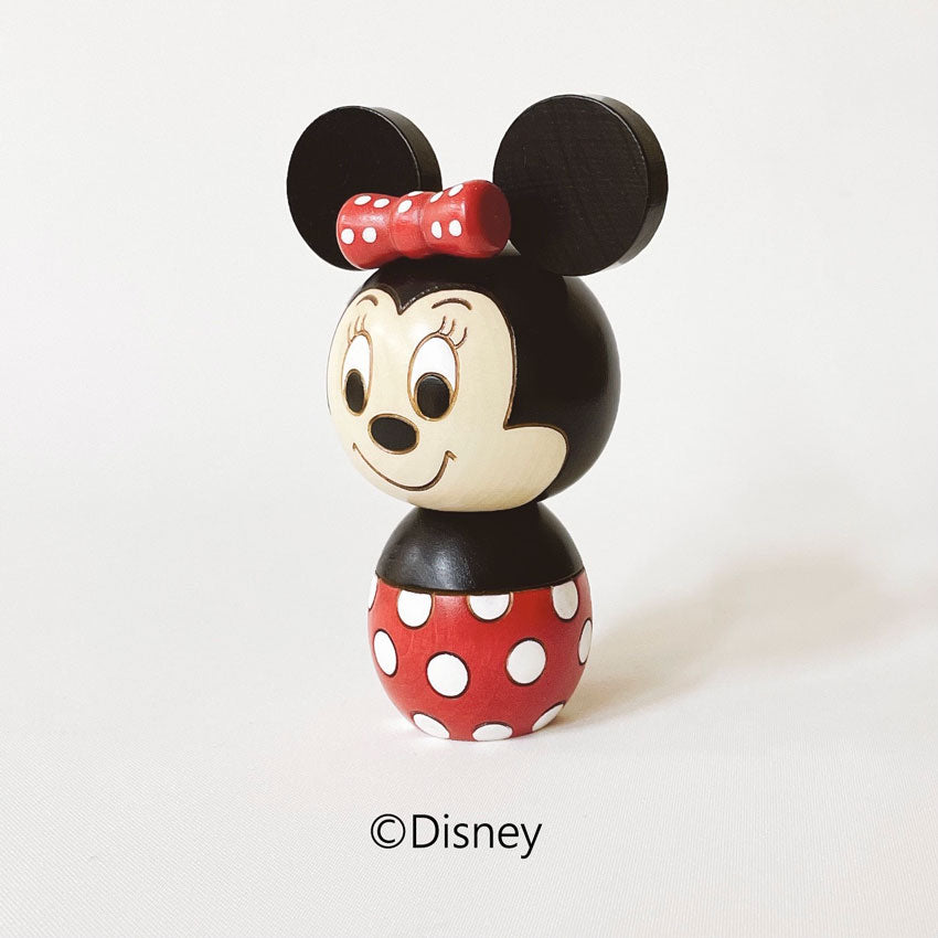 usaburo-kokeshi-minnie-figurine-kokeshi-disney-12-cm image 2
