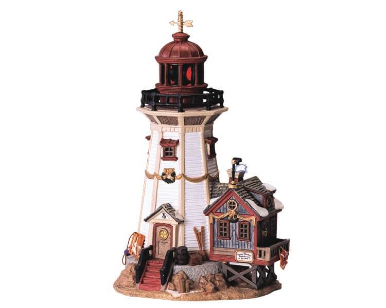 lemax-deep-harbor-lighthouse-phare-lumineux-village image 1