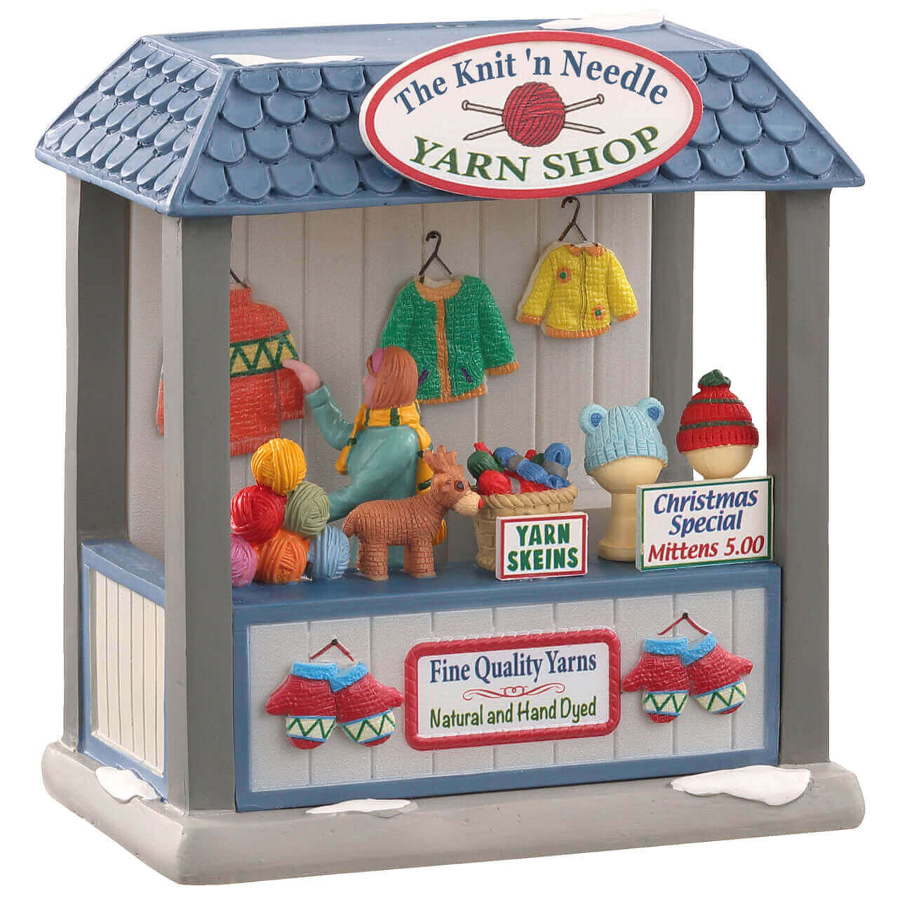 lemax-caddington-the-knit-n-needle-yarn-shop-boutique-miniature image 1