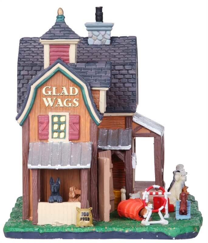 lemax-glad-wags-school-for-dogs-b-timent-miniature-de-collection image 2