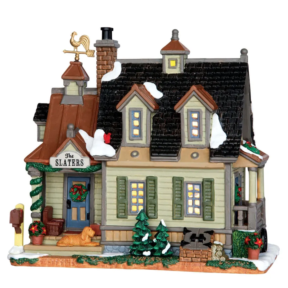 lemax-slater-s-homestead-ferme-miniature-lumineuse-de-village image 1