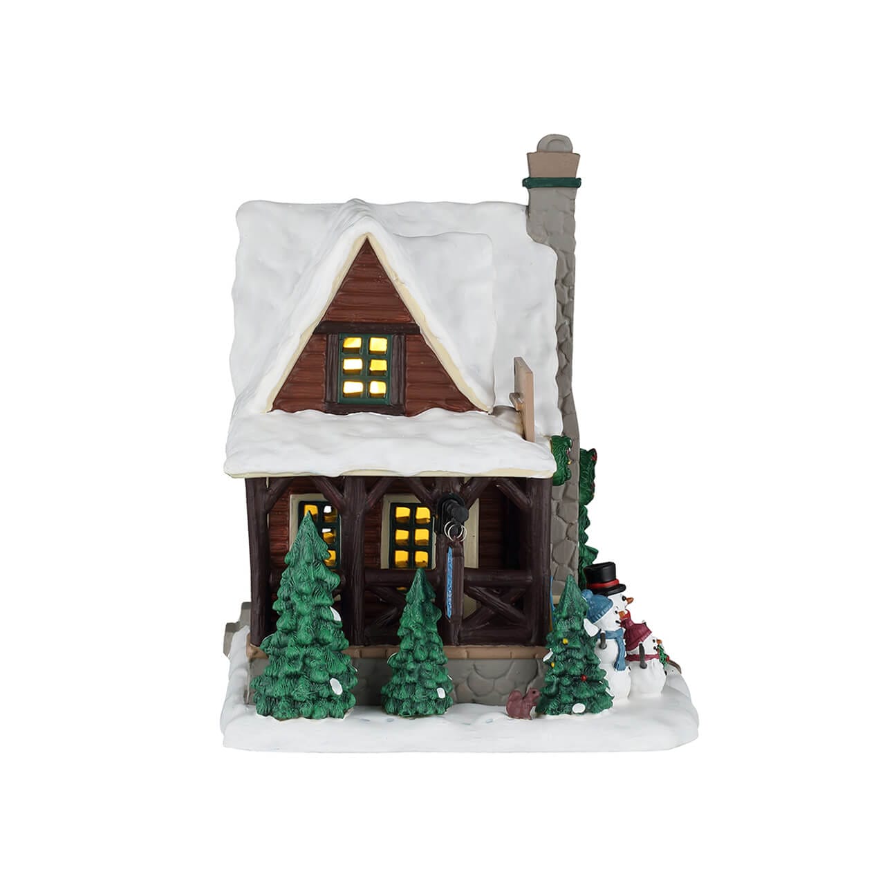 lemax-cozy-forest-cabin-miniature-cabane-for-t-enneig-e-vail-village image 2
