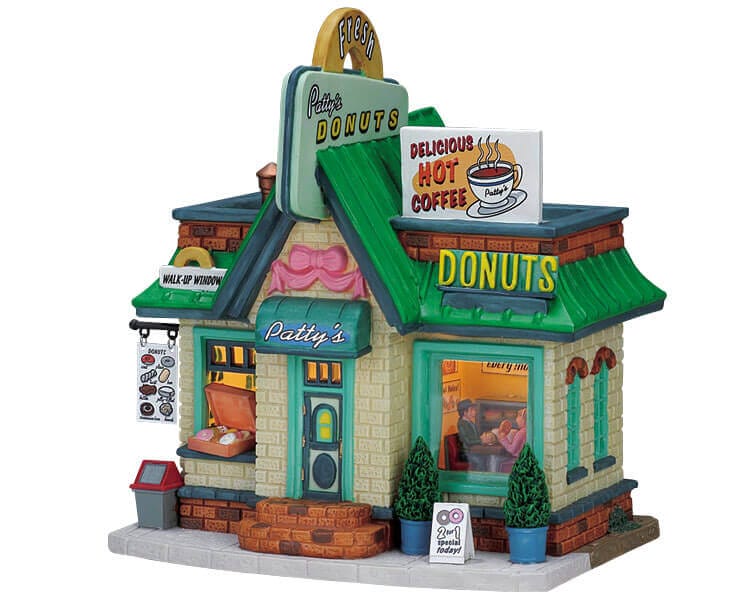 lemax-patty-s-donuts-boutique-miniature-village-de-no-l image 2