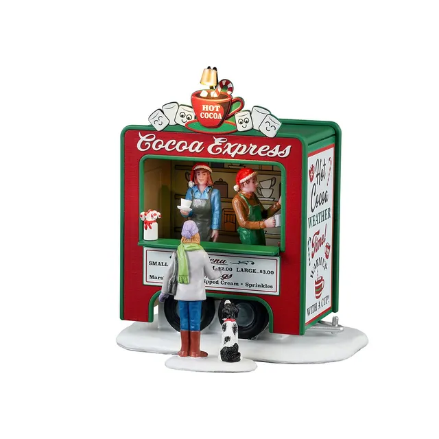lemax-cocoa-express-miniature-camion-chocolat-chaud image 1