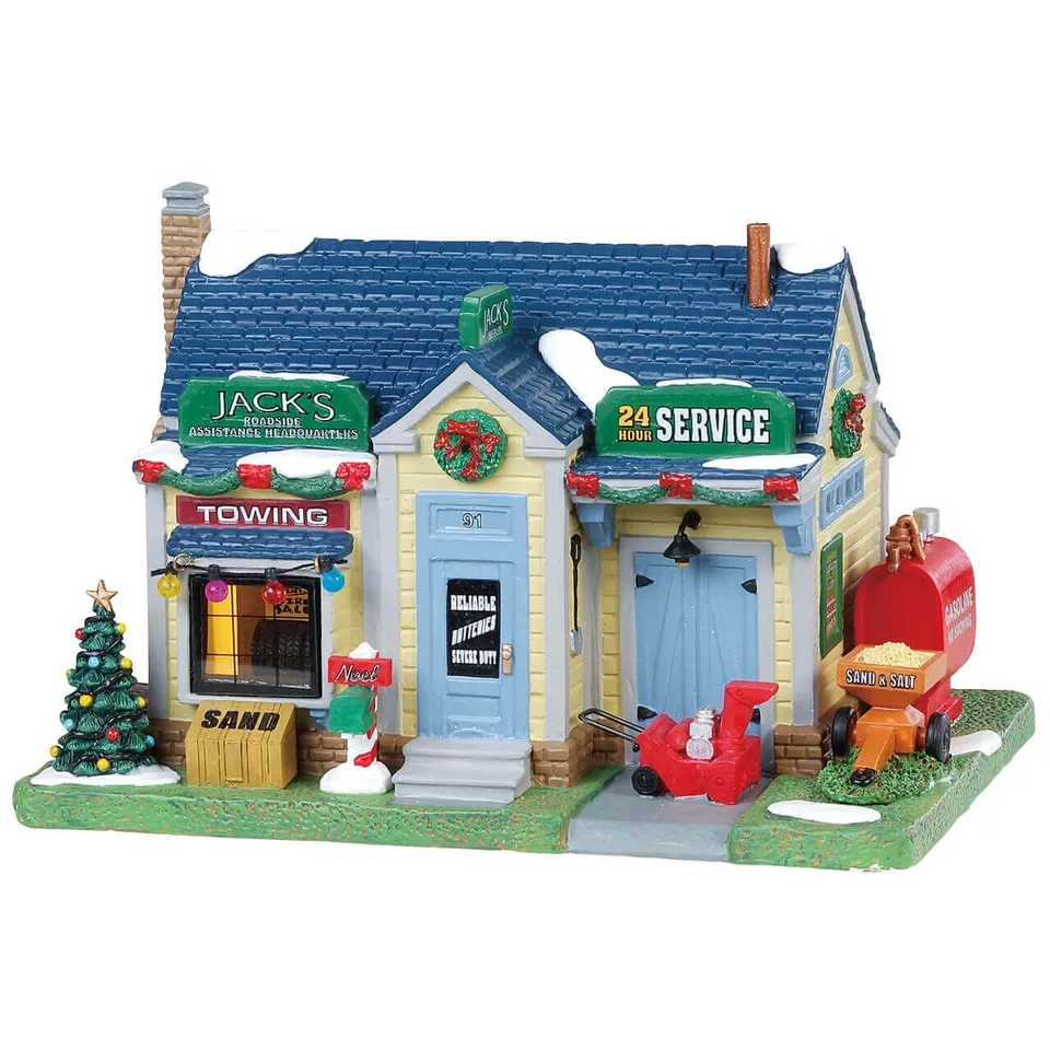 lemax-roadside-assistance-headquarter-b-timent-miniature-harvest-crossing image 1
