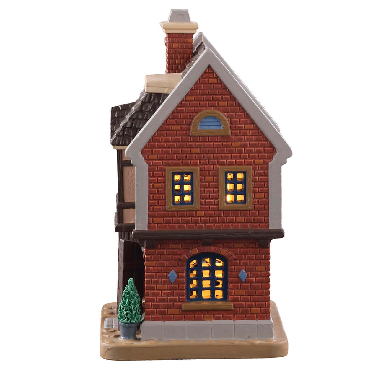 lemax-ainsworth-coach-house-maison-miniature-village-de-no-l image 3