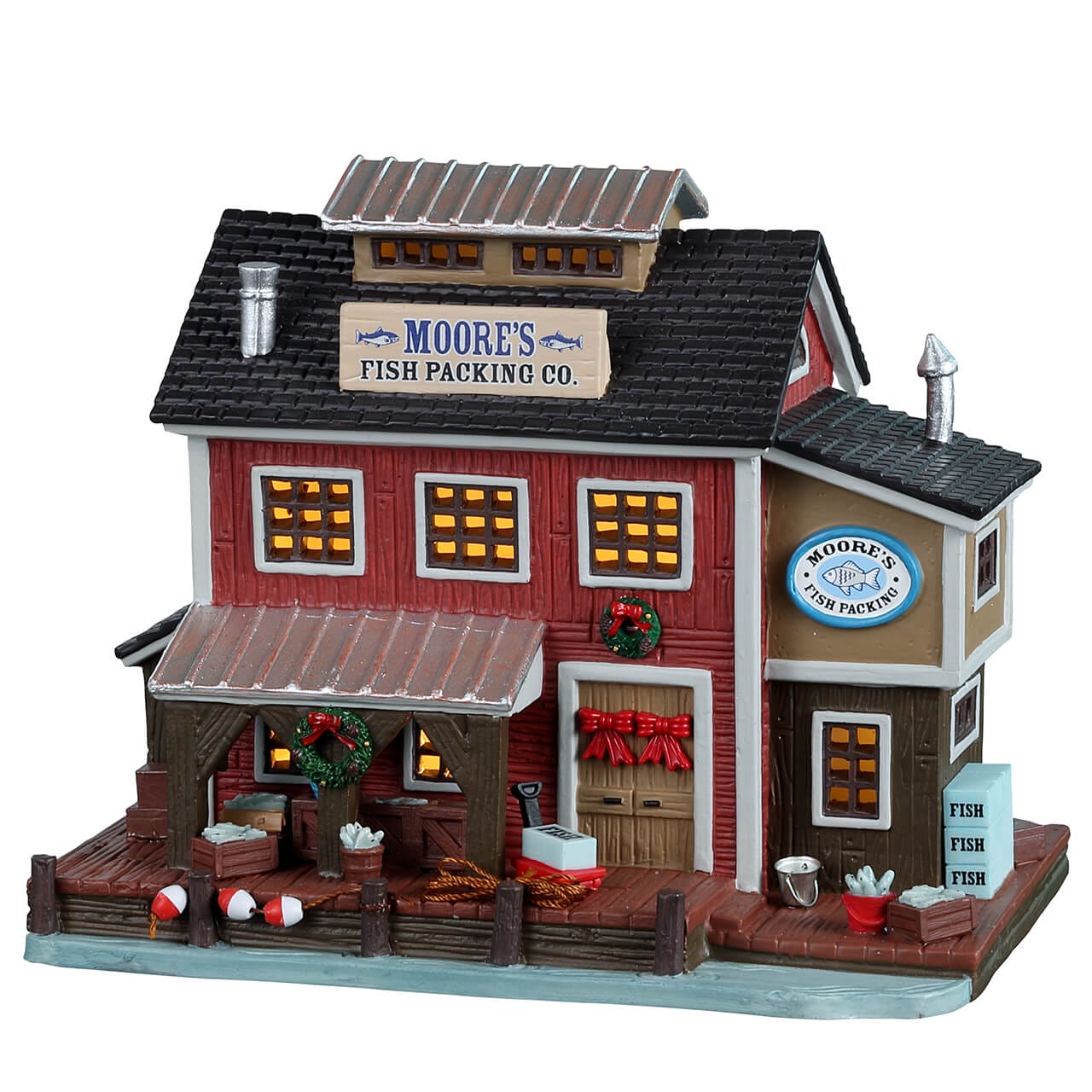 lemax-moore-s-fish-packing-co-b-timent-plymouth-corners-miniature image 1