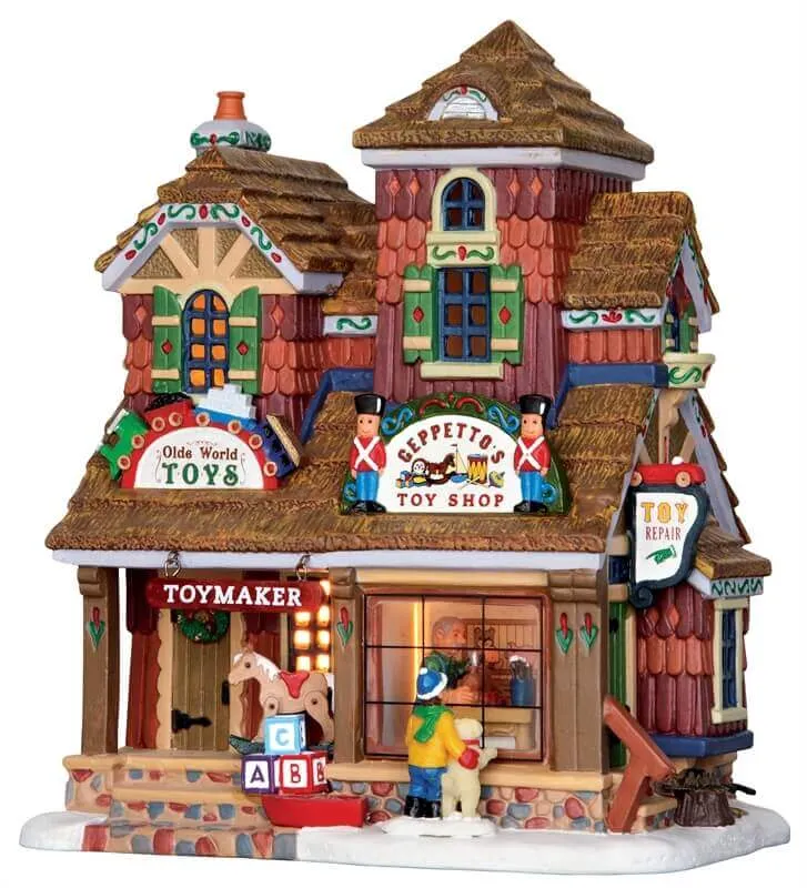 lemax-geppetto-s-toy-shop-b-timent-miniature-lumineux-de-village image 1