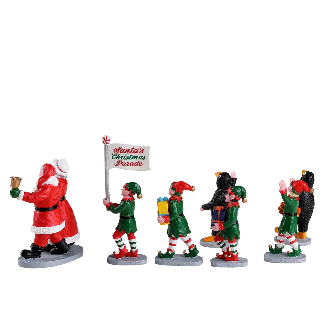 lemax-santa-s-elf-parade-sc-ne-parade-de-no-l-caddington image 4