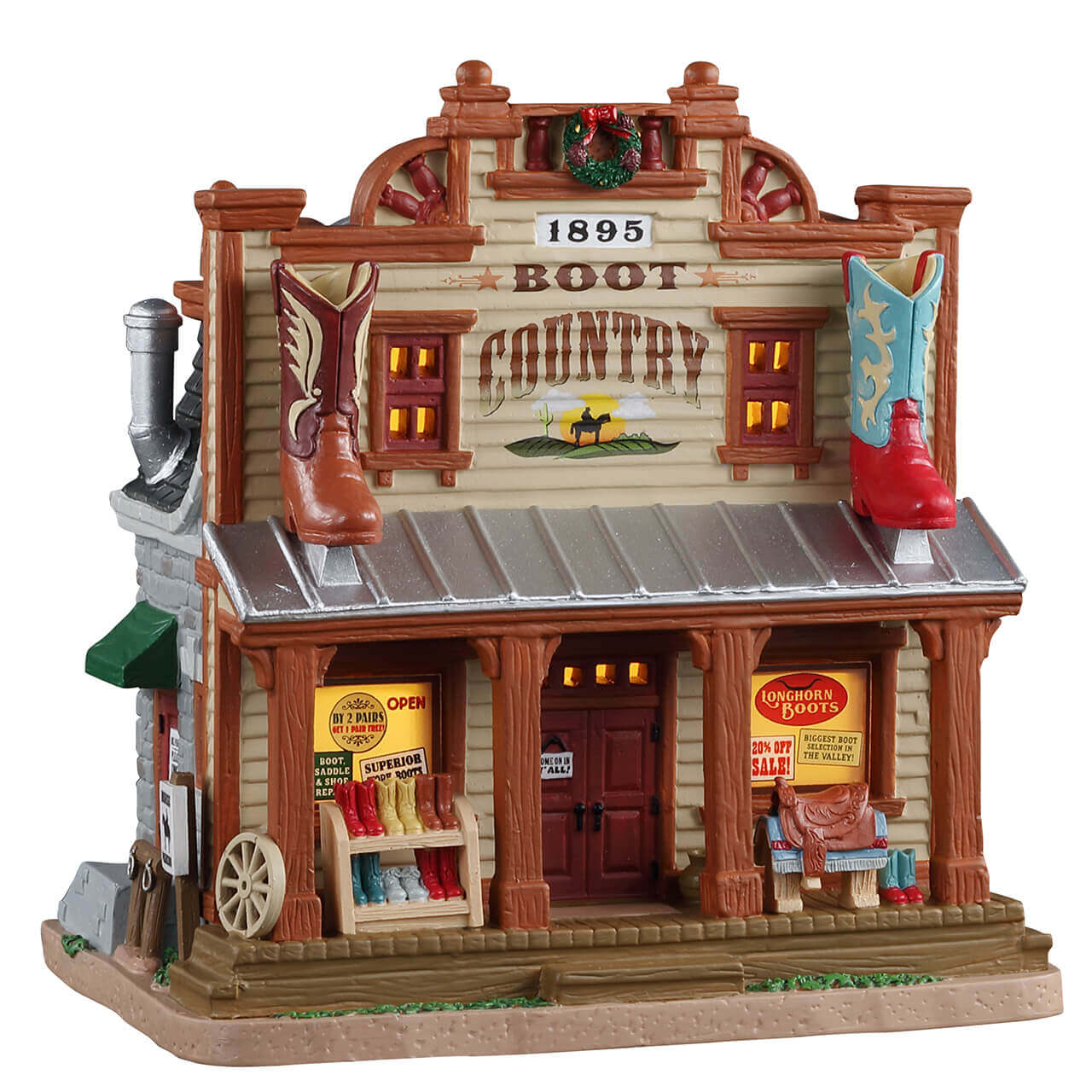 lemax-boot-country-b-timent-miniature-harvest-crossing image 1
