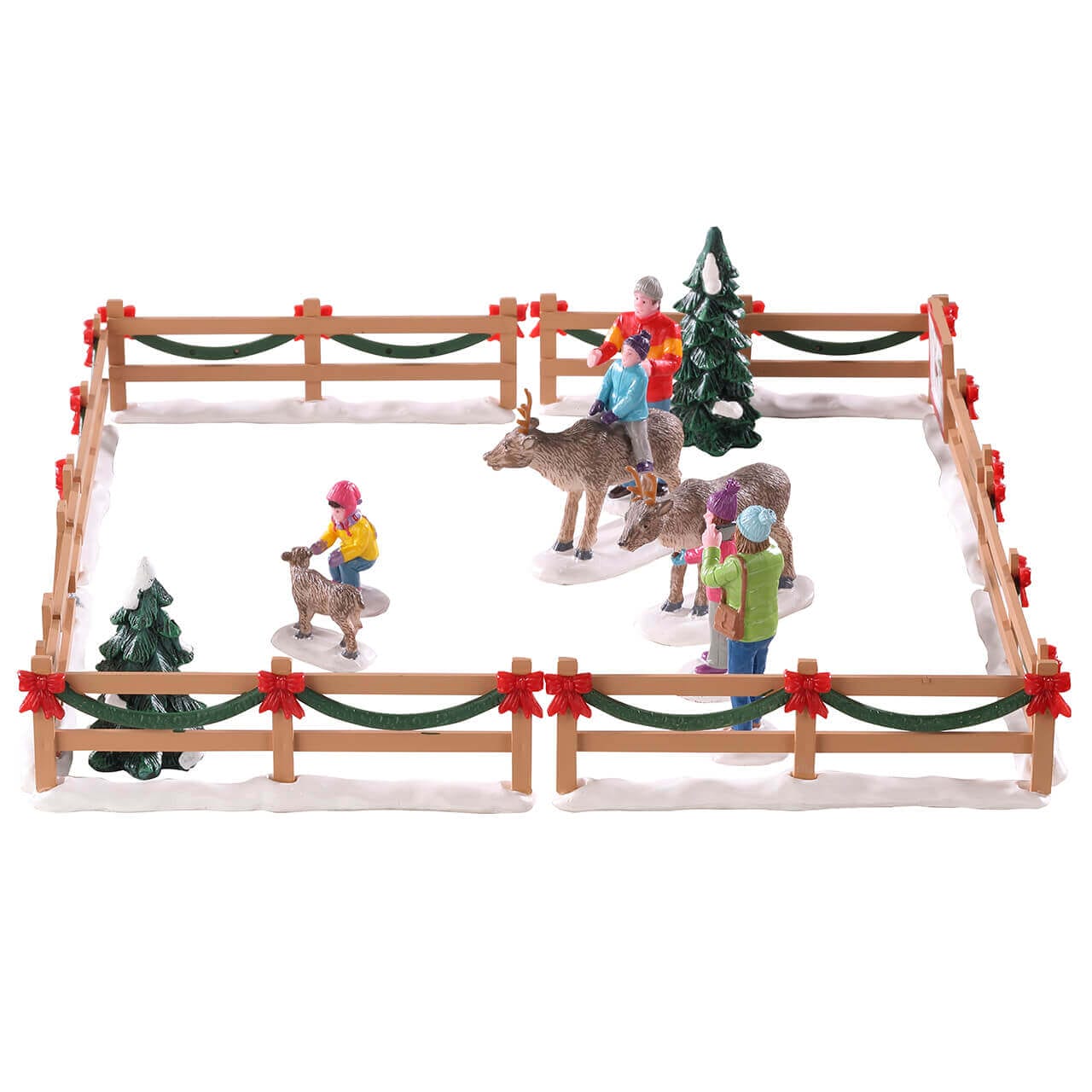 lemax-reindeer-petting-zoo-sc-ne-miniature-vail-village image 3