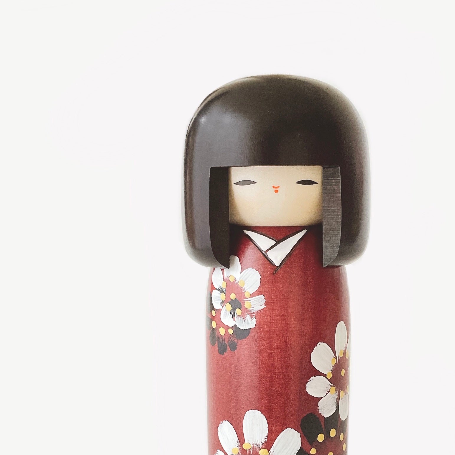 usaburo-kokeshi-hana-guruma-poupee-kokeshi-artisanale-19-cm image 2