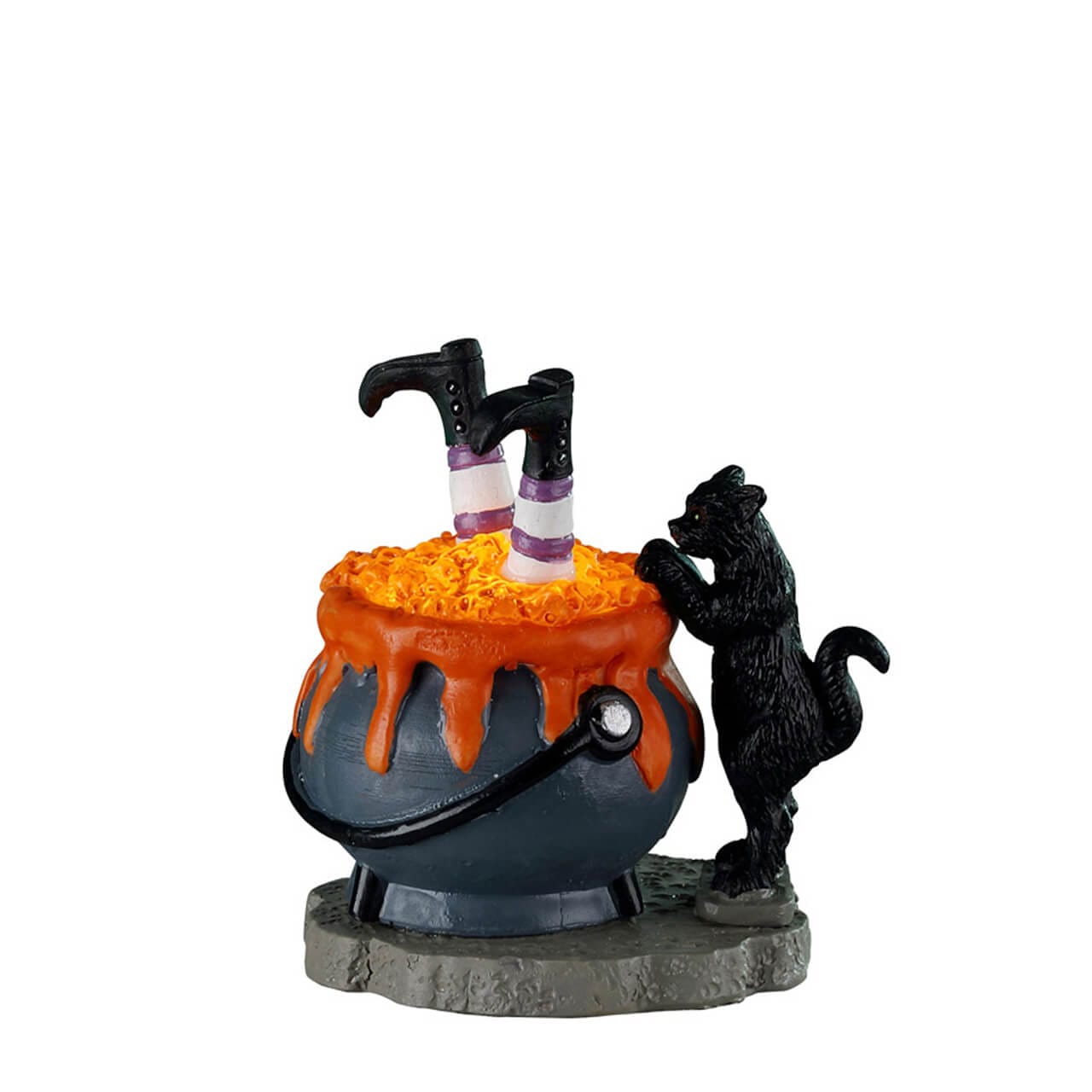 lemax-witchy-cauldron-figurine-miniature-sorci-re-spooky-town image 1