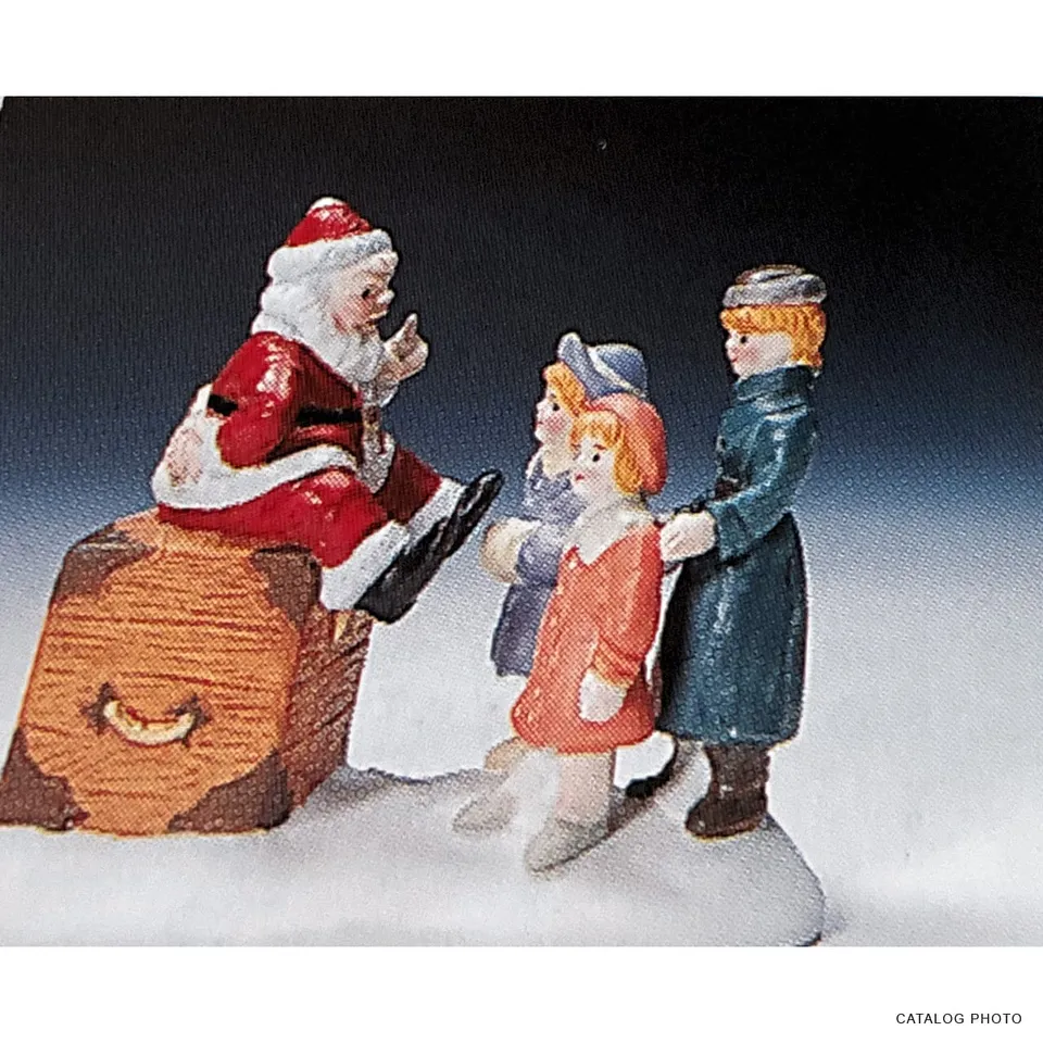 lemax-visiting-santa-claus-figurine-p-re-no-l-miniature image 1