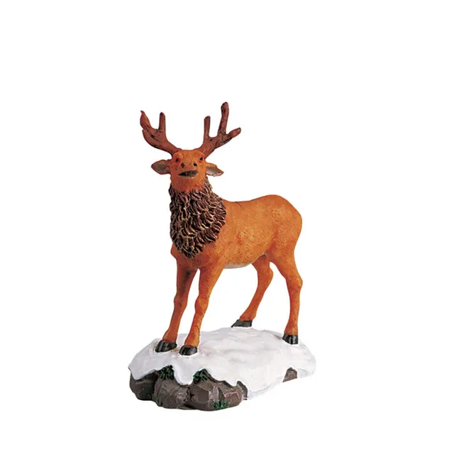 lemax-stag-figurine-cerf-pour-village-de-no-l image 1