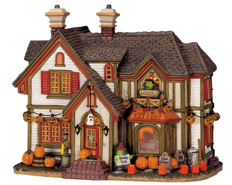 lemax-halloween-party-house-maison-miniature-spooky-town image 1