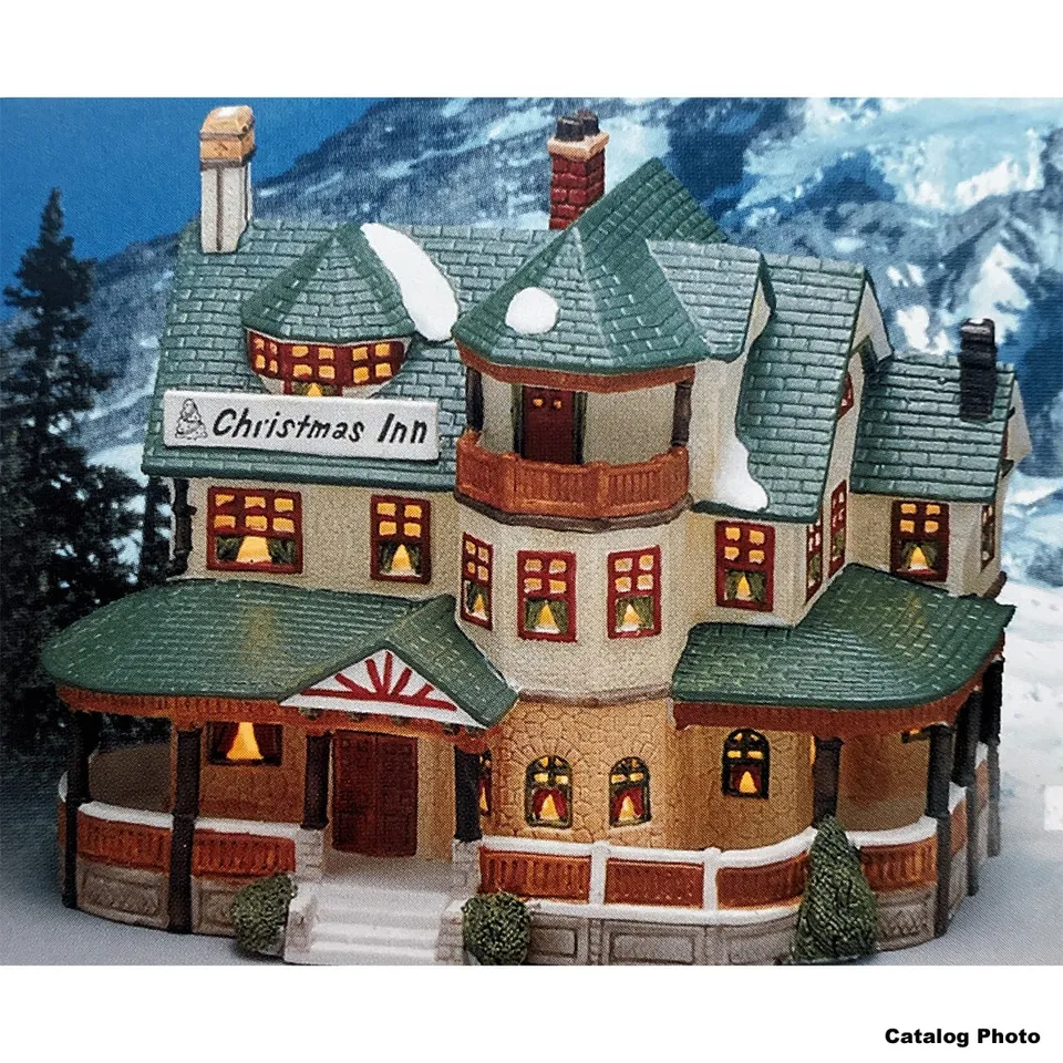 lemax-christmas-inn-maison-miniature-village-de-no-l-de-collection image 1
