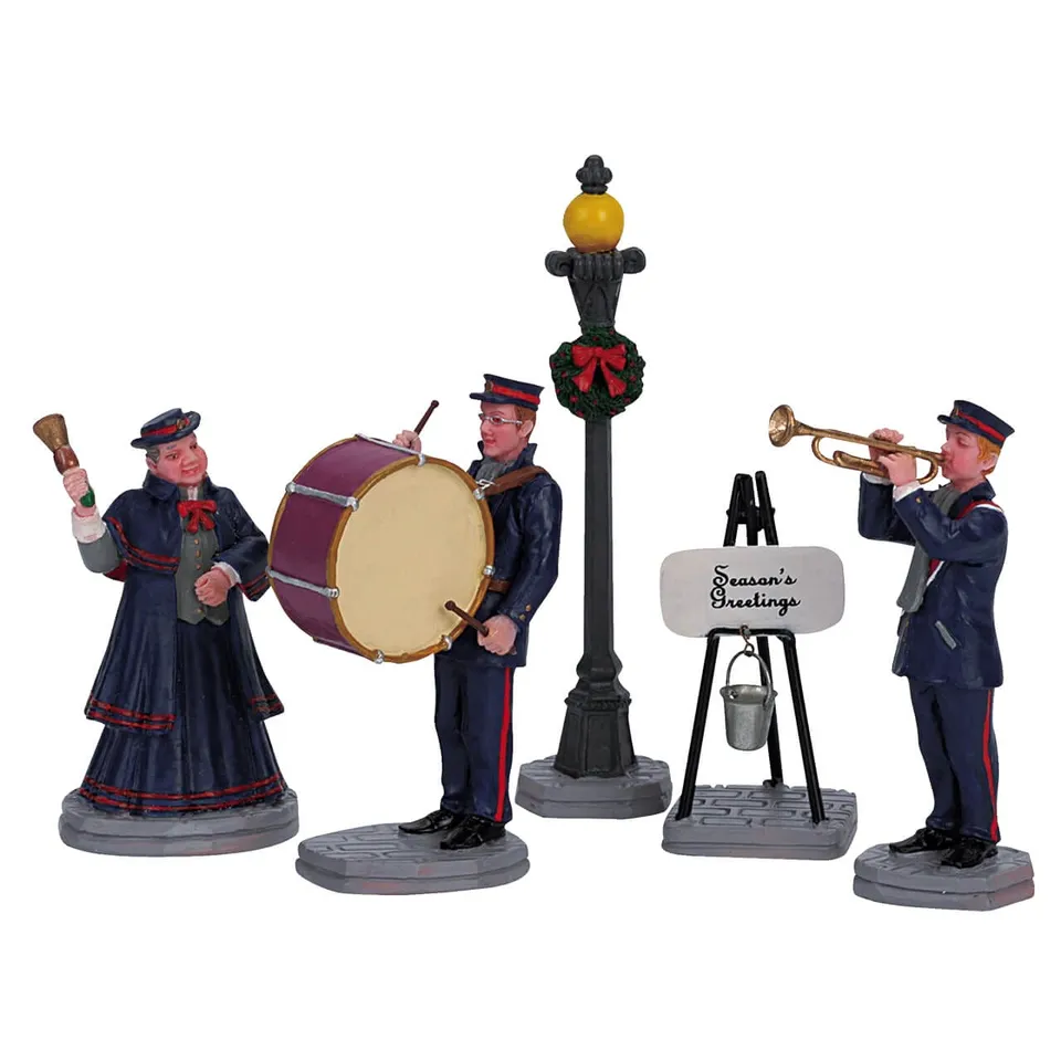 lemax-christmas-band-set-of-5-figurines-miniature-orchestre-de-no-l image 1
