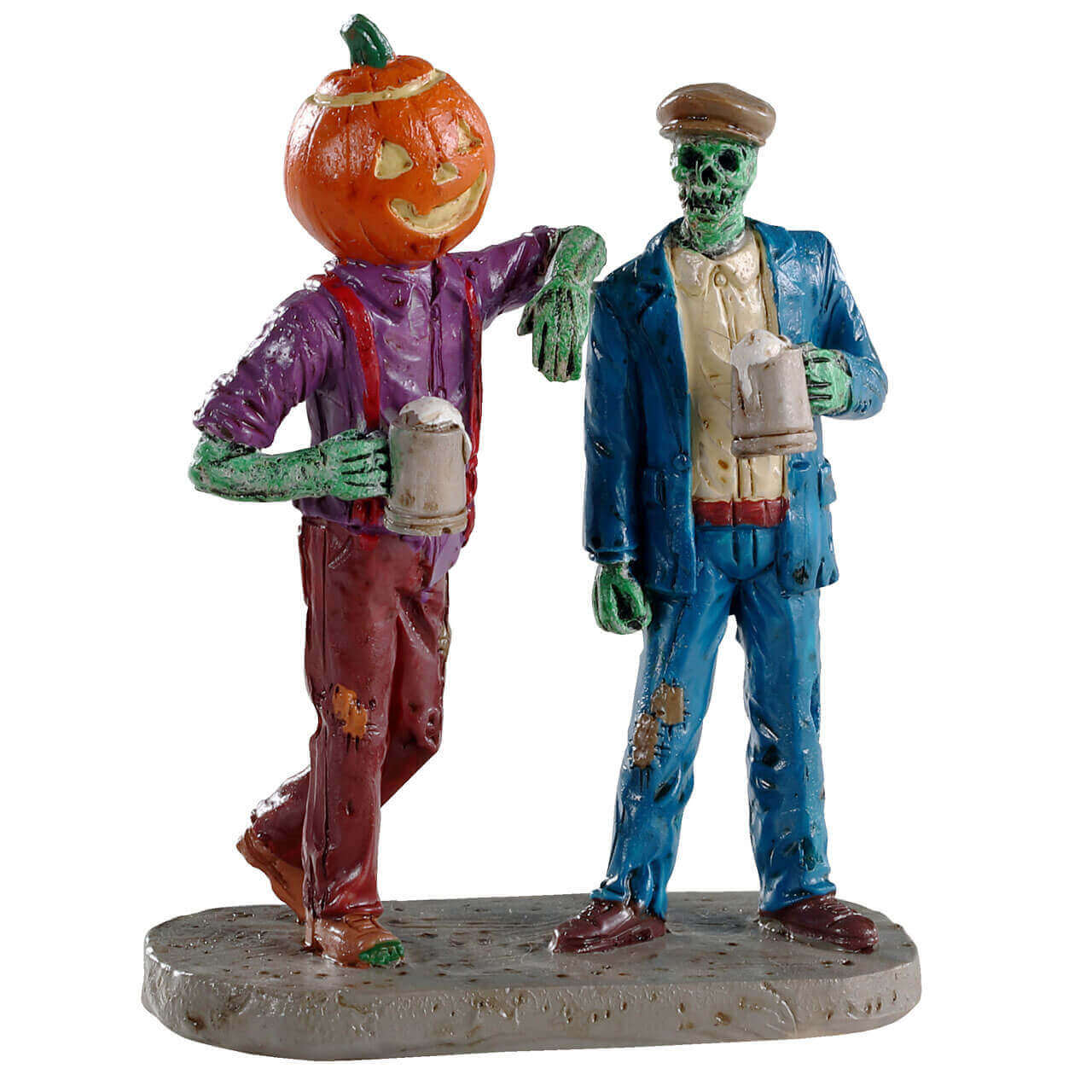lemax-jolly-jack-spooky-town-figurine-duo-sinistre-halloween image 1