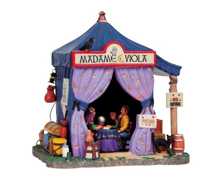 lemax-madame-viola-s-tent-figurine-miniature-tente-de-voyante image 1