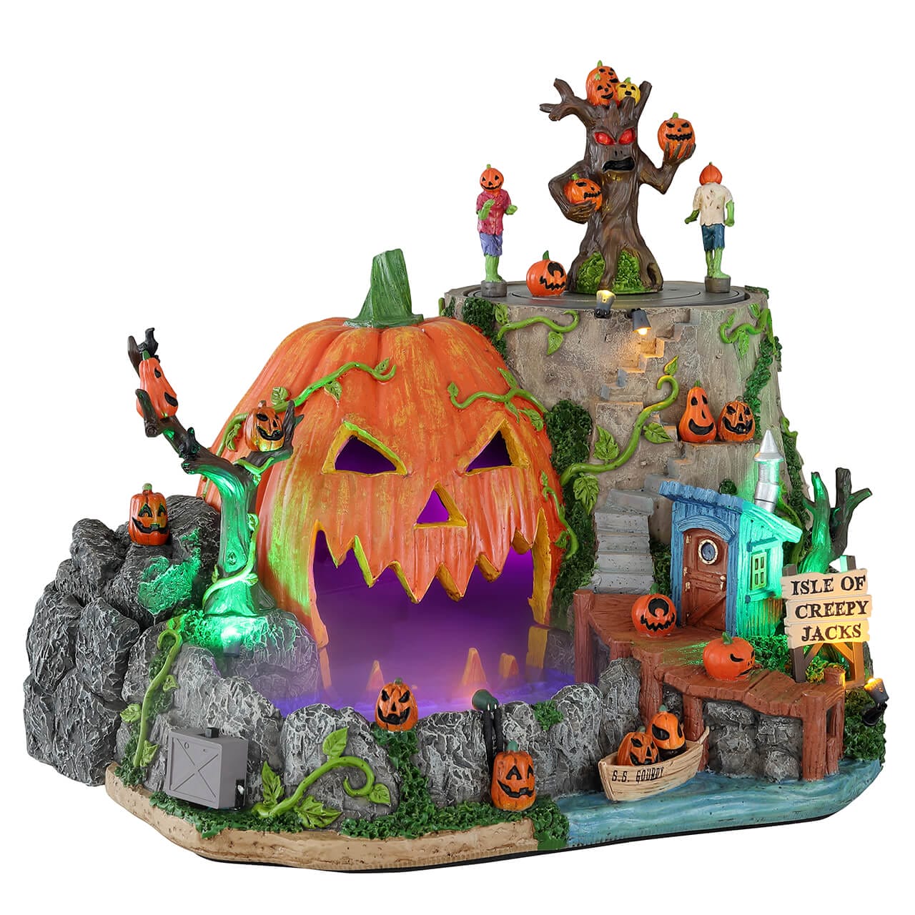 lemax-isle-of-creepy-jacks-le-spooky-town-anim-e image 1