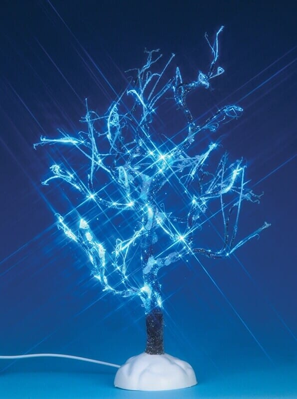 lemax-lighted-ice-glazed-tree-blue-arbre-givr-lumineux-bleu image 1
