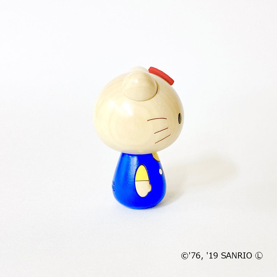 usaburo-kokeshi-hello-kitty-figurine-artisanale-7-5-cm image 4