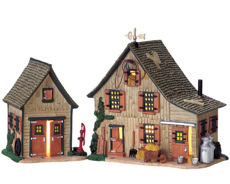 lemax-bluebird-acres-2-light-cord-cordon-2-lumi-res-village-miniature image 1