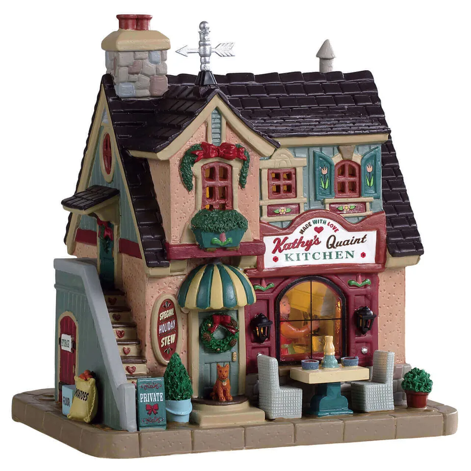 lemax-kathy-s-quaint-kitchen-b-timent-miniature-de-collection image 1