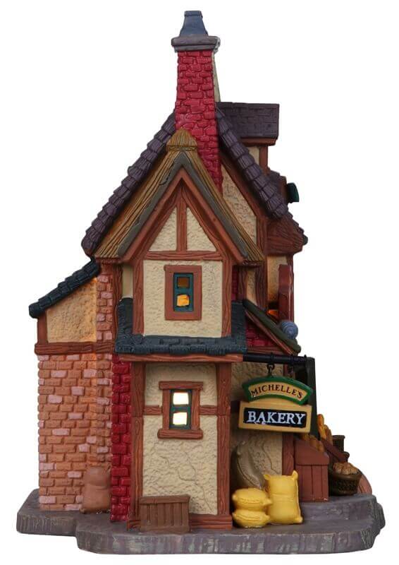 lemax-michelle-s-village-bakery-maison-miniature-lumineuse-boulangerie image 3