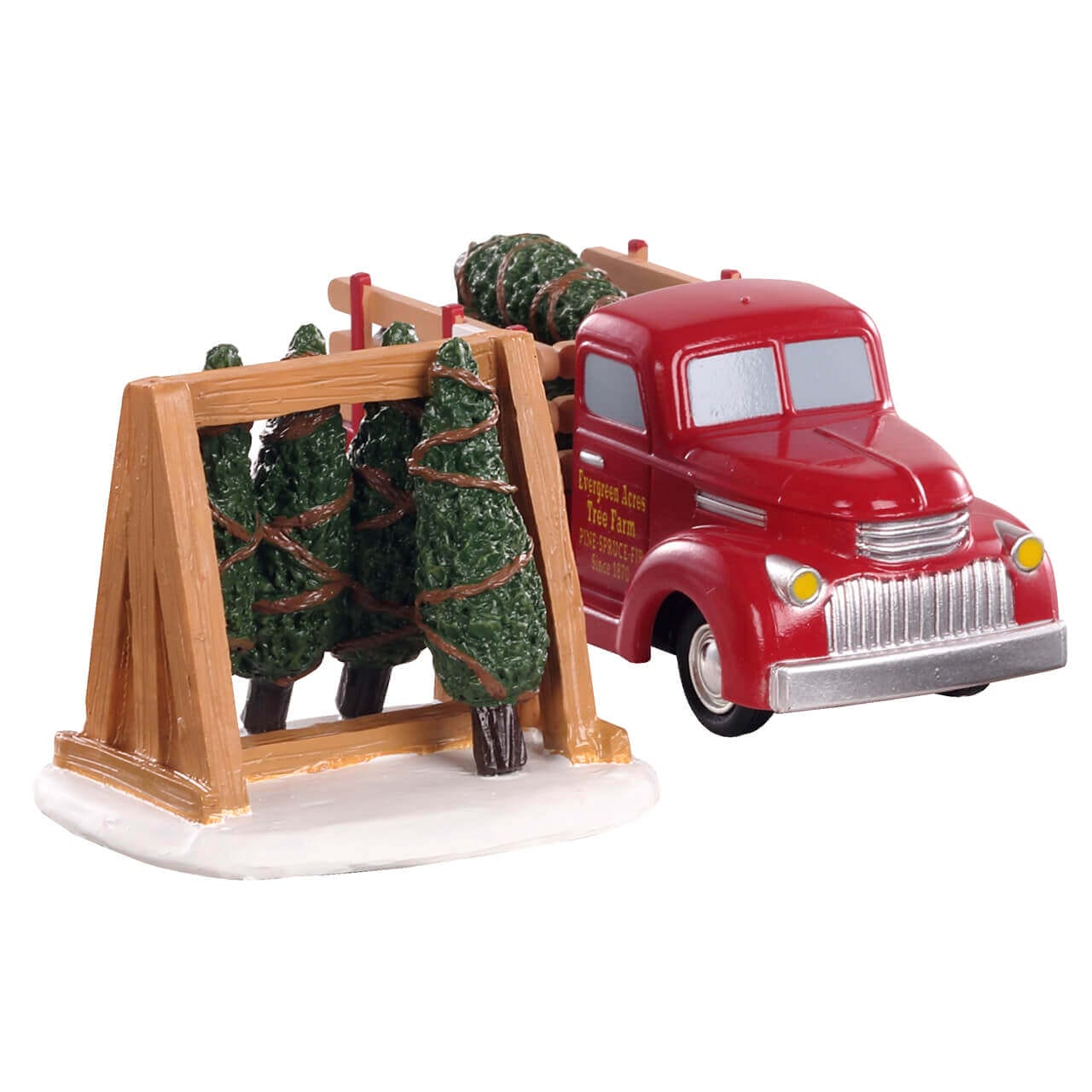 lemax-tree-delivery-camion-miniature-sapins-de-no-l-vail-village image 3