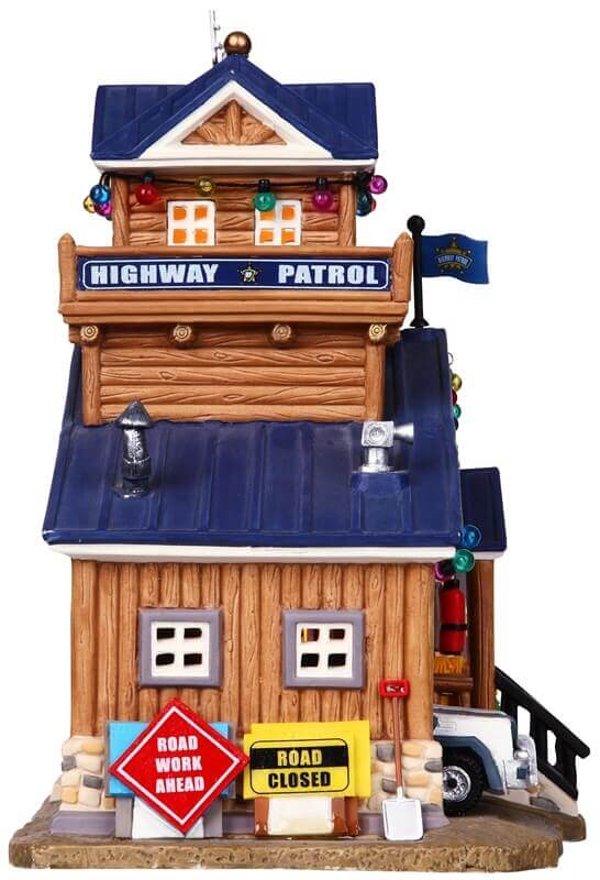 lemax-highway-patrol-hq-b-timent-miniature-police-village image 3