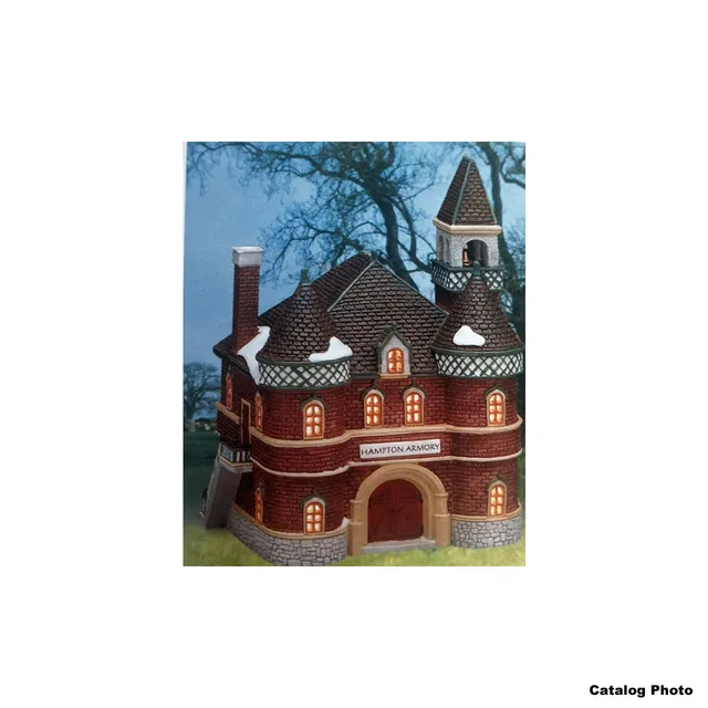 lemax-hampton-armory-b-timent-miniature-de-collection image 1