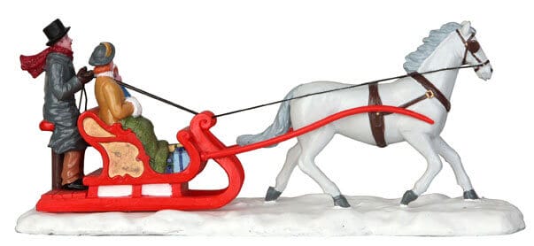 lemax-fancy-victorian-sleigh-tra-neau-miniature-victorien-de-no-l image 4