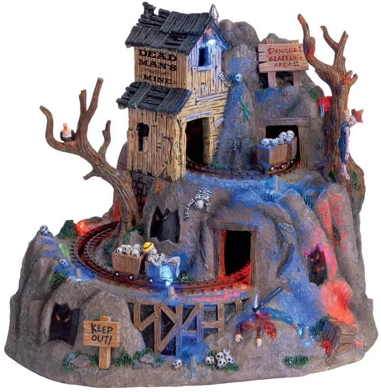 lemax-dead-man-s-mine-mine-anim-e-spooky-town-double-tunnel image 1