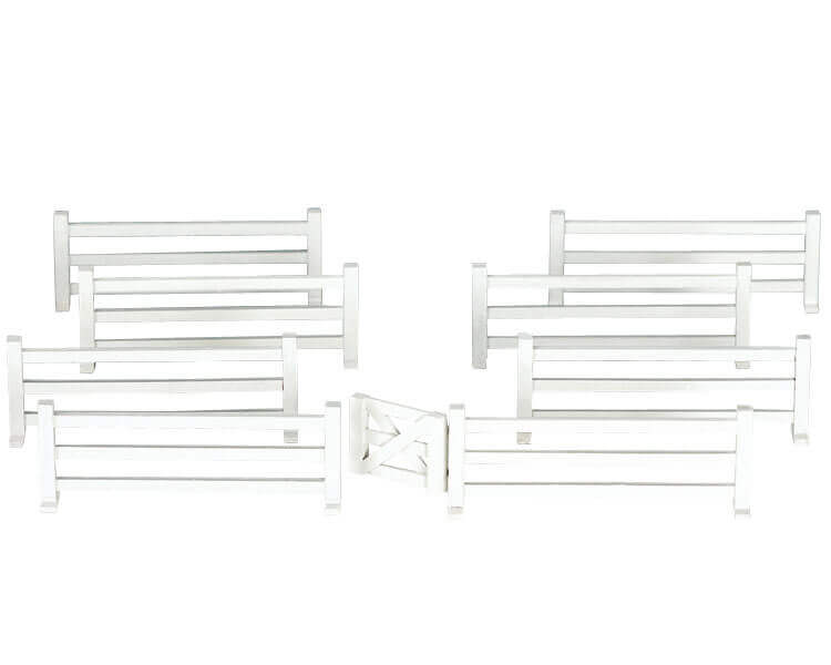 lemax-white-rail-fence-cl-ture-blanche-miniature image 1