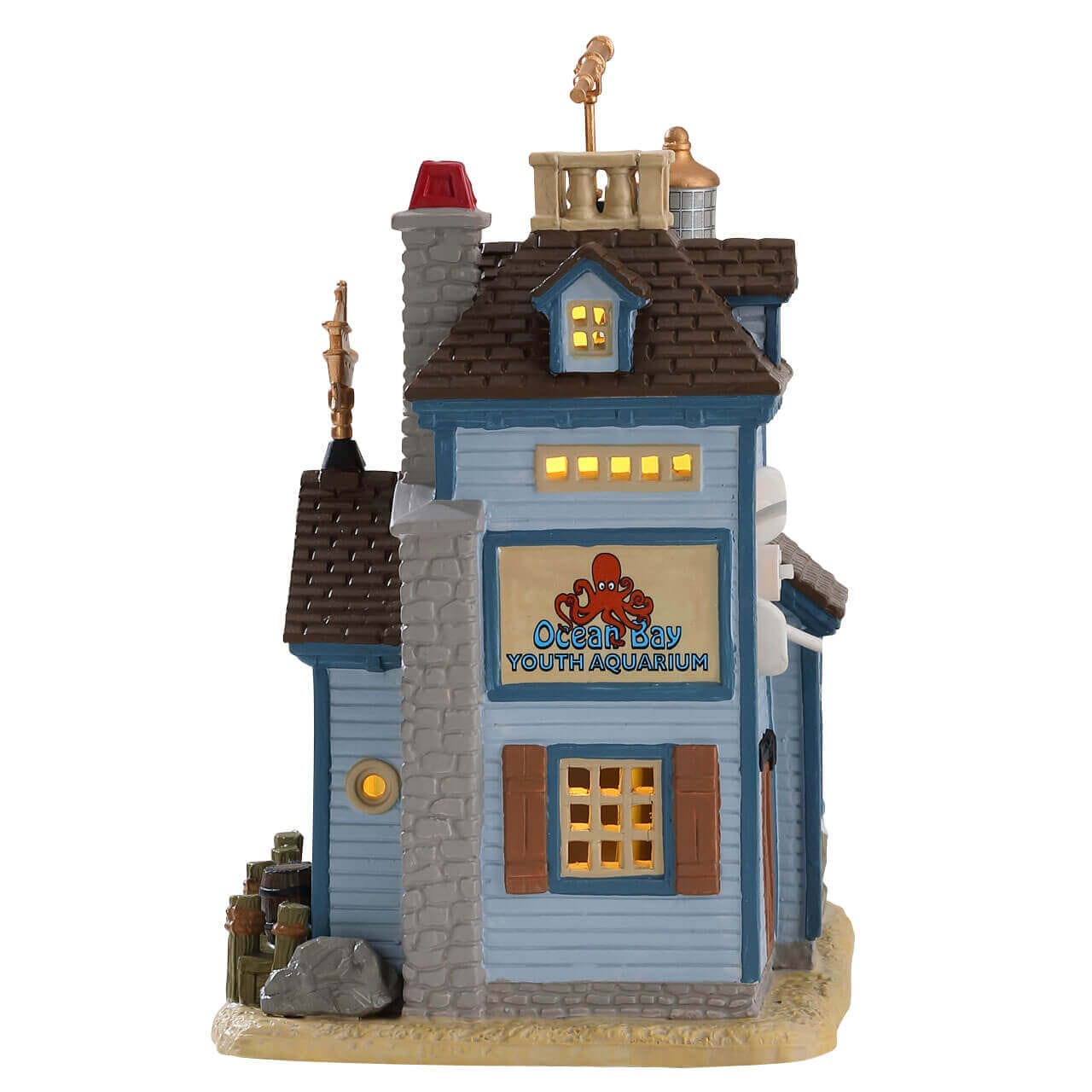 lemax-ocean-bay-youth-aquarium-aquarium-miniature-village image 2